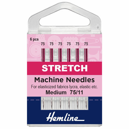 Hemline Stretch Machine Needles - Fine - 75/11 - H102.75