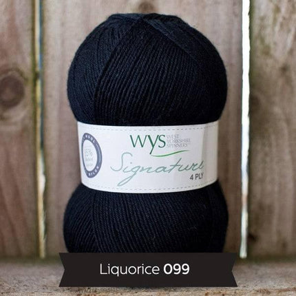 West Yorkshire Spinners | Signature 4ply | Liquorice -