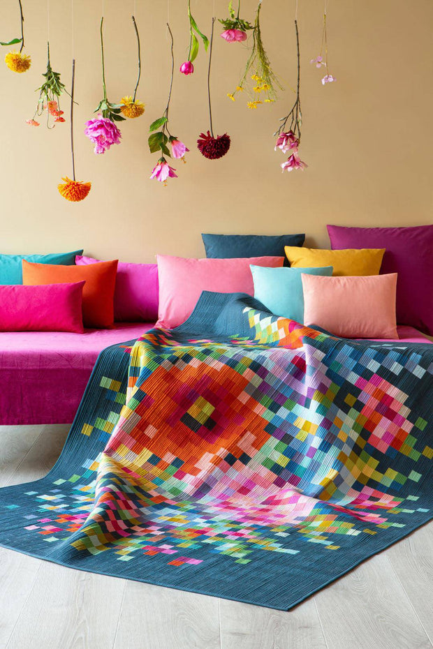 Tilda Fabric | Embroidery Flower | Quilt Kit PRE ORDER - Hollies Haberdashery UK