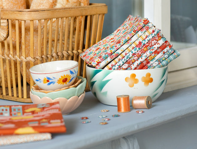 Tilda Village Life Fabric Collection