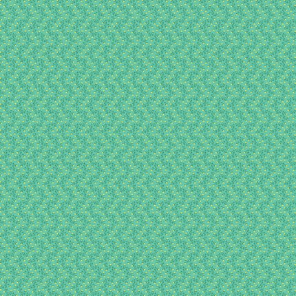 Makower | Plain & Simple | Heart Vine | Teal