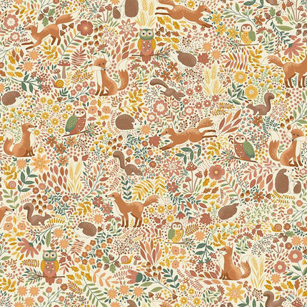 Makower Hello Autumn | Wild Wood | Crème