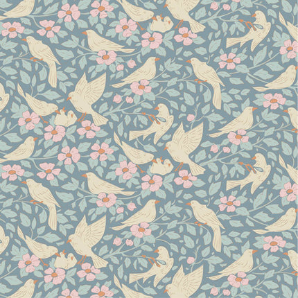 Tilda Songbird | Lot d'un demi-mètre | Bleu (5)