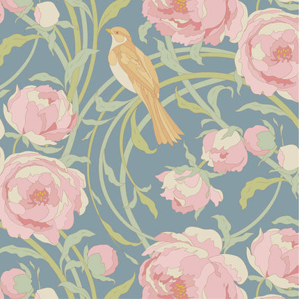 Tilda Songbird | Lot d'un demi-mètre | Bleu (5)