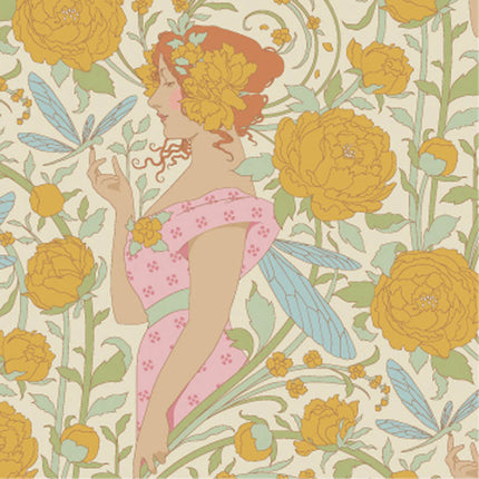 Tilda Songbird | Half Metre Pack | Yellow (5)