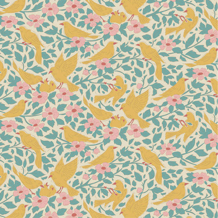 Tilda Songbird | Half Metre Pack | Yellow (5)