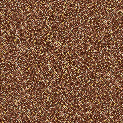Makower Hello Autumn | Mini Blooms | Brown