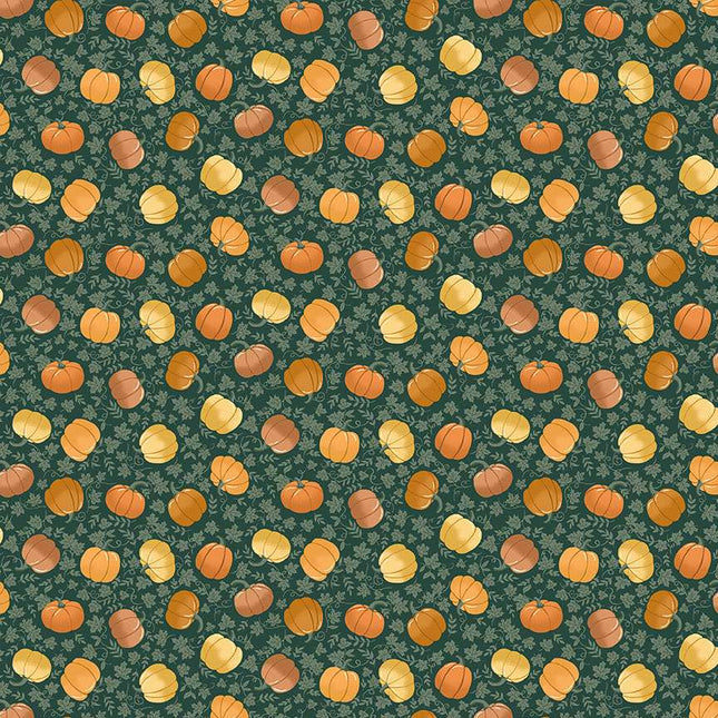 Makower Hello Autumn | Pumpkin Spice | Green