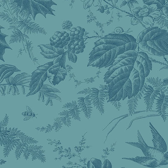Edyta Sitar | Vermont | Teal Blue