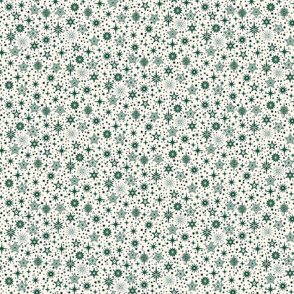 Makower Scandi 25 | Christmas Fat Quarter Pack Green (6)
