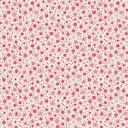 Makower Scandi 25 | Christmas Fat Quarter Pack Red (6)