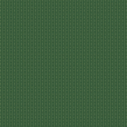 Makower | Little Gems | Chain Stripe | Hunter Green