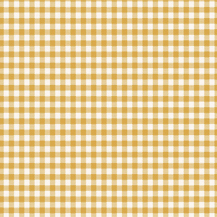 Tissu large Tilda 108'' | Vichy tissé | Jaune PRÉCOMMANDE OCT