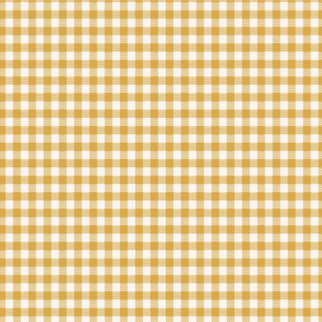 Tilda 108'' Wideback Fabric | Woven Gingham | Yellow PRE ORDER OCT