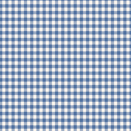 Tissu large 274 cm Tilda | Vichy tissé | Bleu PRÉCOMMANDE OCT