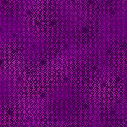 Makower | Tropica | Treillis | Violet