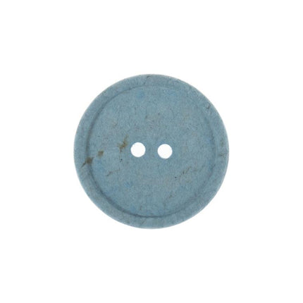 15mm Eco Button | 2 Hole | Recycled Cotton | Light Blue - G466415\15 | RT106