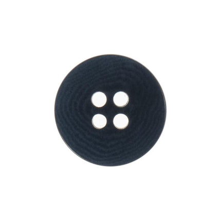 15mm Eco Button | 4 Hole | Corozo | Navy - Hollies Haberdashery UK