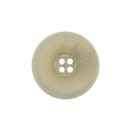 15mm Eco Button | 4 Hole | Corozo | Rimmed Grey - G466715\31 | RT60