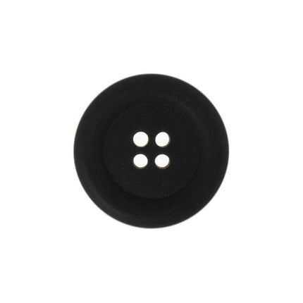 15mm Eco Button | 4 Hole | Hemp | Black - Hollies Haberdashery UK