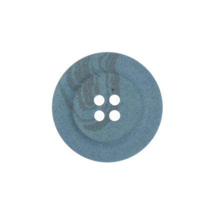 15mm Eco Button | 4 Hole | Hemp | Light Blue - Hollies Haberdashery UK