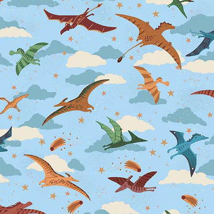 Makower | Prehistoric | Soar | Bleu clair