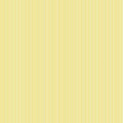 Makower | Petite Fleur | Rayure Épingle | Jaune