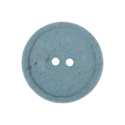 20mm Eco Button | 2 Hole | Recycled Cotton | Light Blue - G466420\15 | RT103