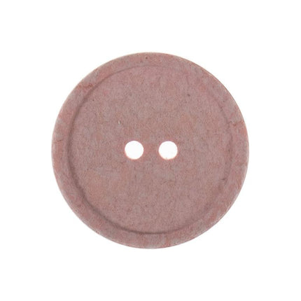 20mm Eco Button | 2 Hole | Recycled Cotton | Pink - G466420\6 | RT106