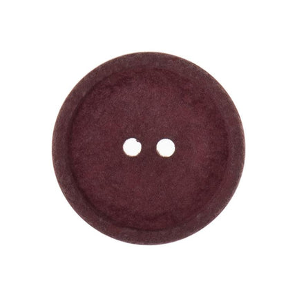 20mm Eco Button | 2 Hole | Recycled Cotton | Wine - G466420\18 | RT102