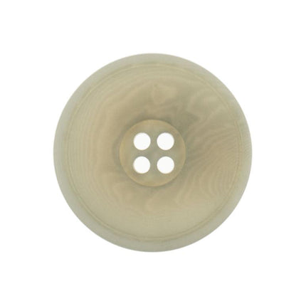20mm Eco Button | 4 Hole | Corozo | Rimmed Grey - G466720\31 | RT53