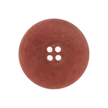 20mm Eco Button | 4 Hole | Corozo | Rimmed Light Pink - G466720\6 | RT54