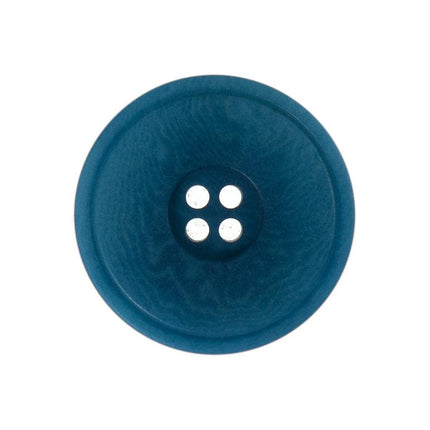 20mm Eco Button | 4 Hole | Corozo | Rimmed Medium Blue - G466720\16 | RT49