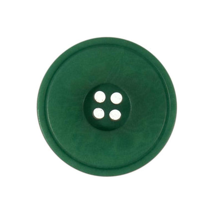 20mm Eco Button | 4 Hole | Corozo | Rimmed Medium Green - G466720\22 | RT51