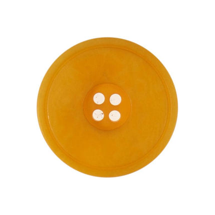 20mm Eco Button | 4 Hole | Corozo | Rimmed Yellow - G466720\4 | RT55