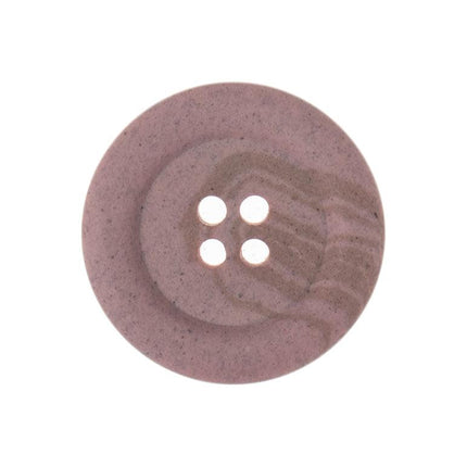 20mm Eco Button | 4 Hole | Hemp | Pink - Hollies Haberdashery UK