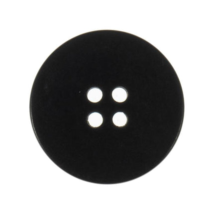 23mm Eco Button | 4 Hole | Corozo | Black - G466123\34 | RT27