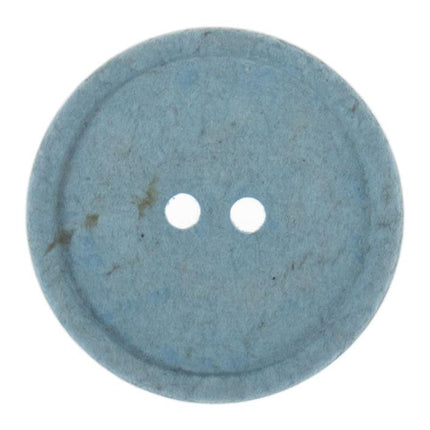 25mm Eco Button | 2 Hole | Recycled Cotton | Light Blue - G466425\15 | RT94