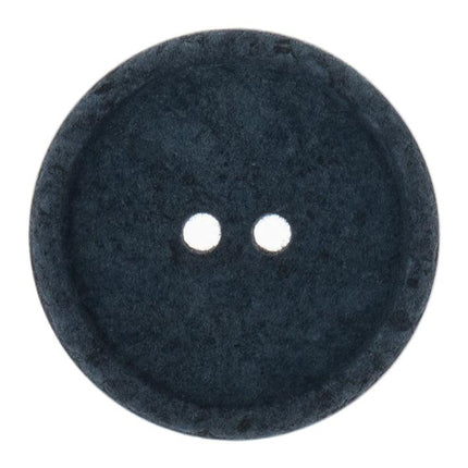 25mm Eco Button | 2 Hole | Recycled Cotton | Navy - G466425\20 | RT93