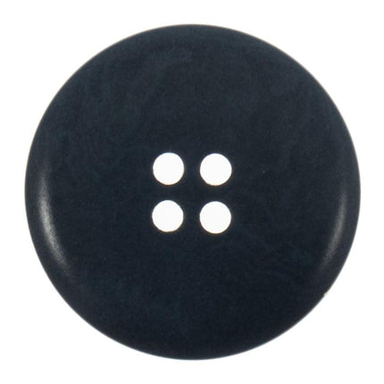 25mm Eco Button | 4 Hole | Corozo | Navy - G466125\20 | RT20