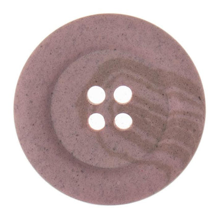 25mm Eco Button | 4 Hole | Hemp | Pink - G466225\6 | RT73