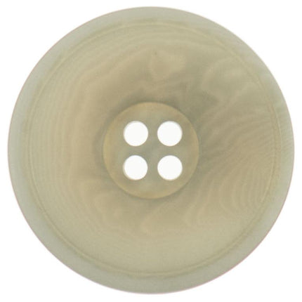 27mm Eco Button | 4 Hole | Corozo | Rimmed Grey - G466727\31 | RT46