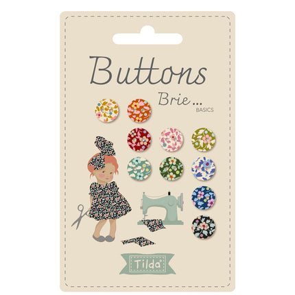 Tilda | Brie | Boutons de 10 mm (10)