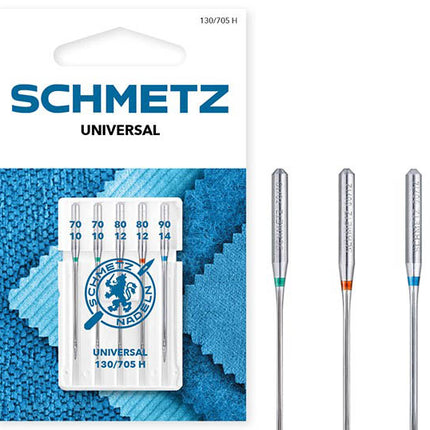 Aiguilles de machine à coudre Schmetz | Universelles | 60(8) | 5 pièces
