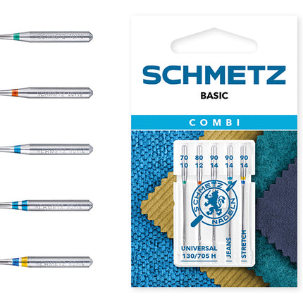 Aiguilles de machine à coudre Schmetz | Universelles | 60(8) | 5 pièces