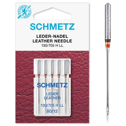 Schmetz | Sewing Machine Needles | Leather LL 80(12)