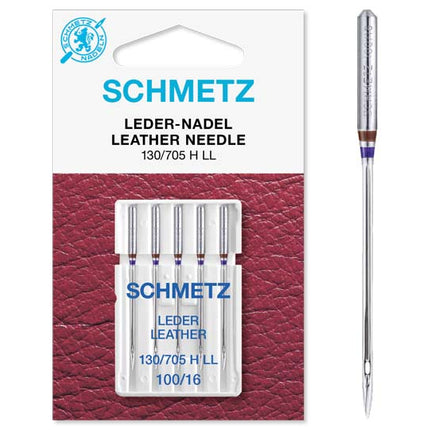 Schmetz | Sewing Machine Needles | Leather LL 100(16)