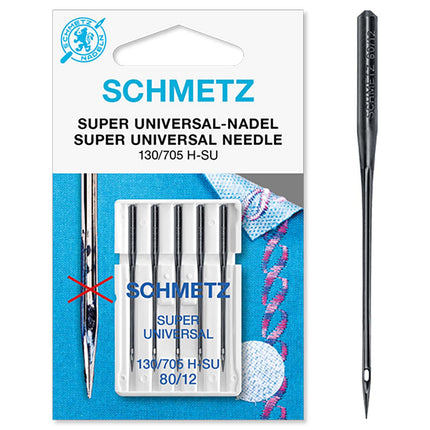 Aiguilles de machine à coudre Schmetz | Universelles | 60(8) | 5 pièces