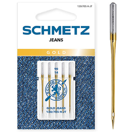 Schmetz | Sewing Machine Needles | Gold Jeans 90(14)