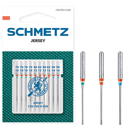 Schmetz | Sewing Machine Needles | Jersey Assorted 70(10)-90(14)